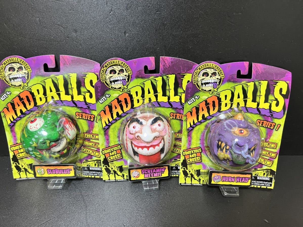 Amazon.co.jp: 未開封 MADBALLS BASIC FUN マッドボール 6種類